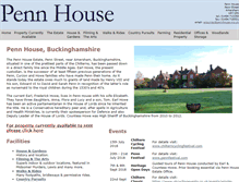 Tablet Screenshot of pennhouse.org.uk